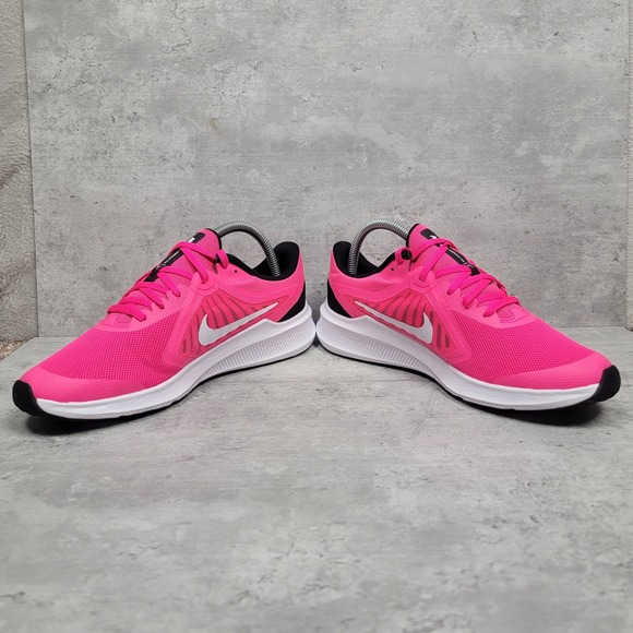 Nike Running Shoes Downshifter 10 Pink Black Sneaker Shoes Size 6.5Y Womens 8 - Picture 3 of 8